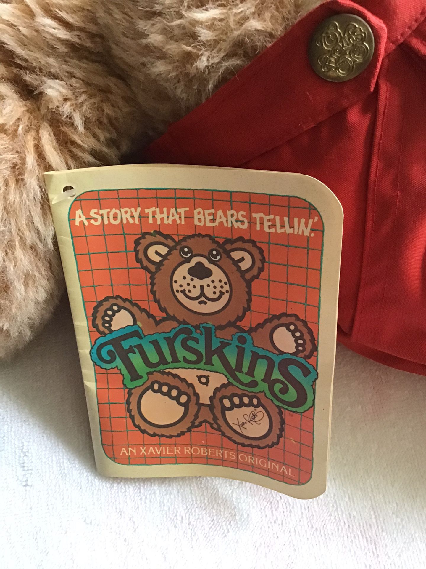 Vintage Furskin Bear “Boone The Beekeeper”
