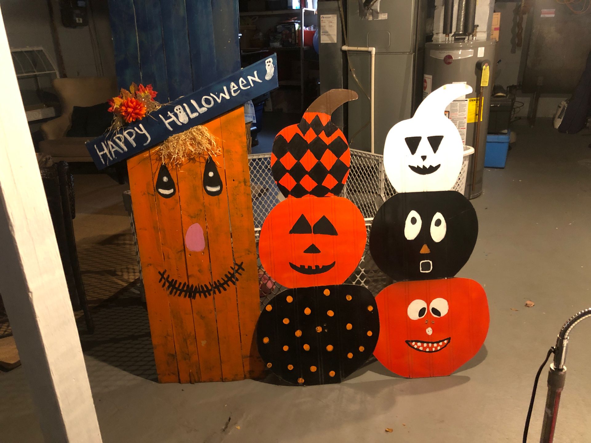 Decorations of Pumpkins and would