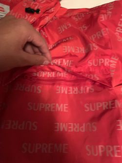 Supreme 3M Repeat Taped Seam Windbreaker Jacket Hoodie Size XL Good Condition  Thumbnail
