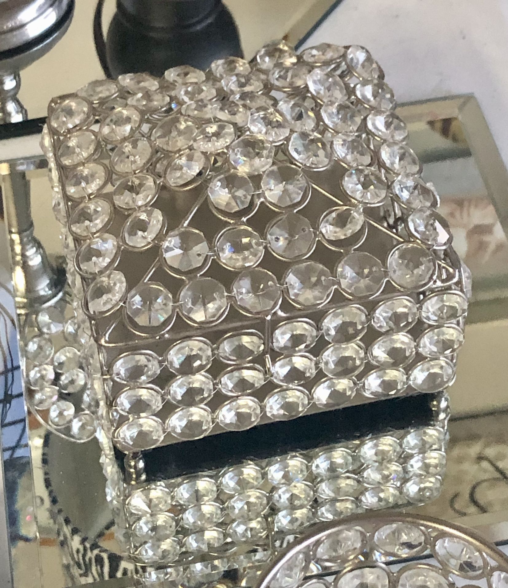 Crystal Jewelry Box 5”