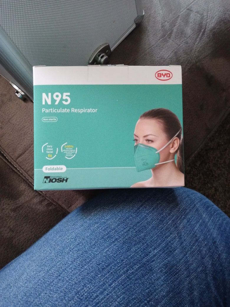 N95 Face Masks 20 Masks Per Box.