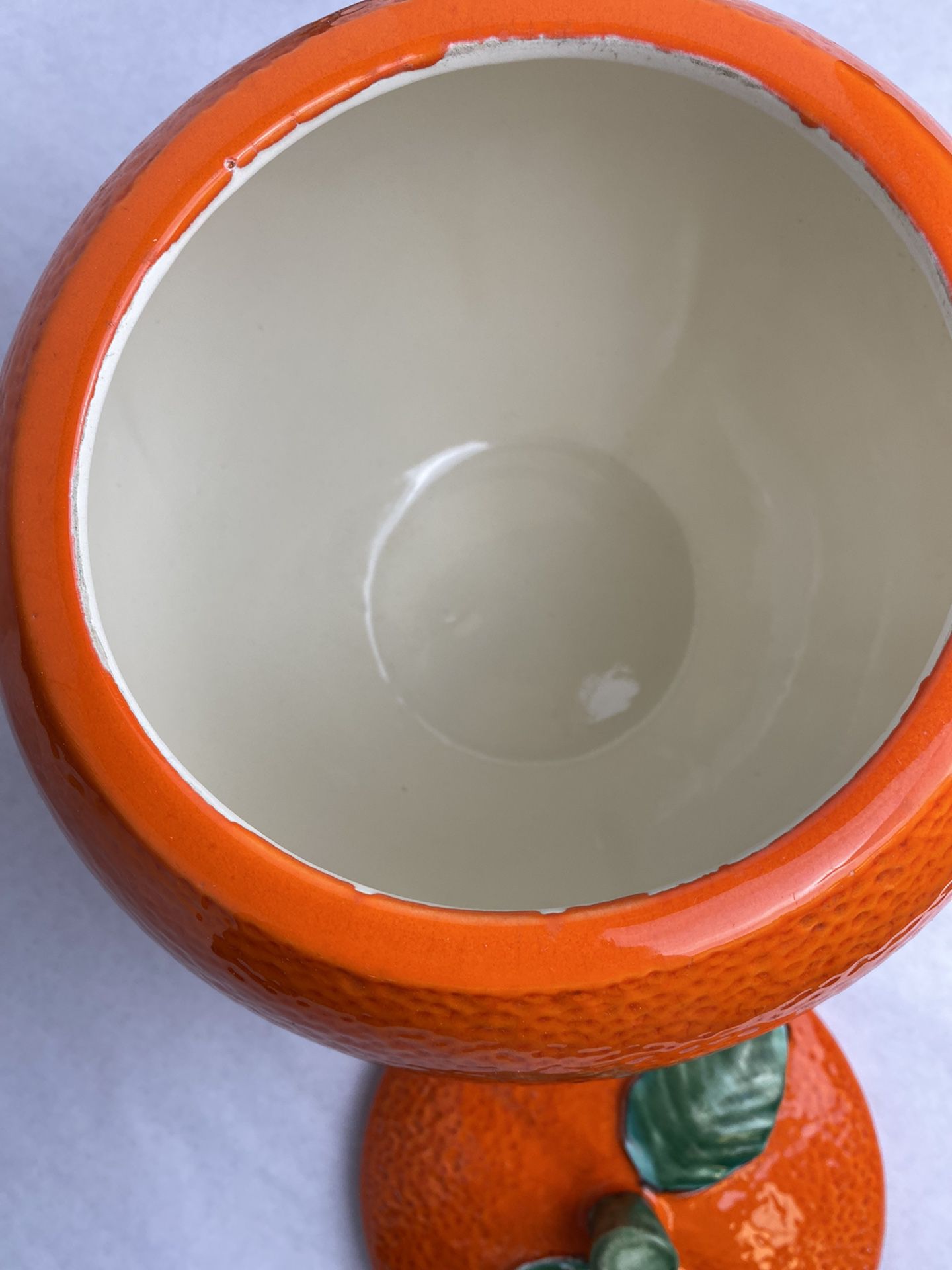 Vintage Orange Cookie Jar 🍊