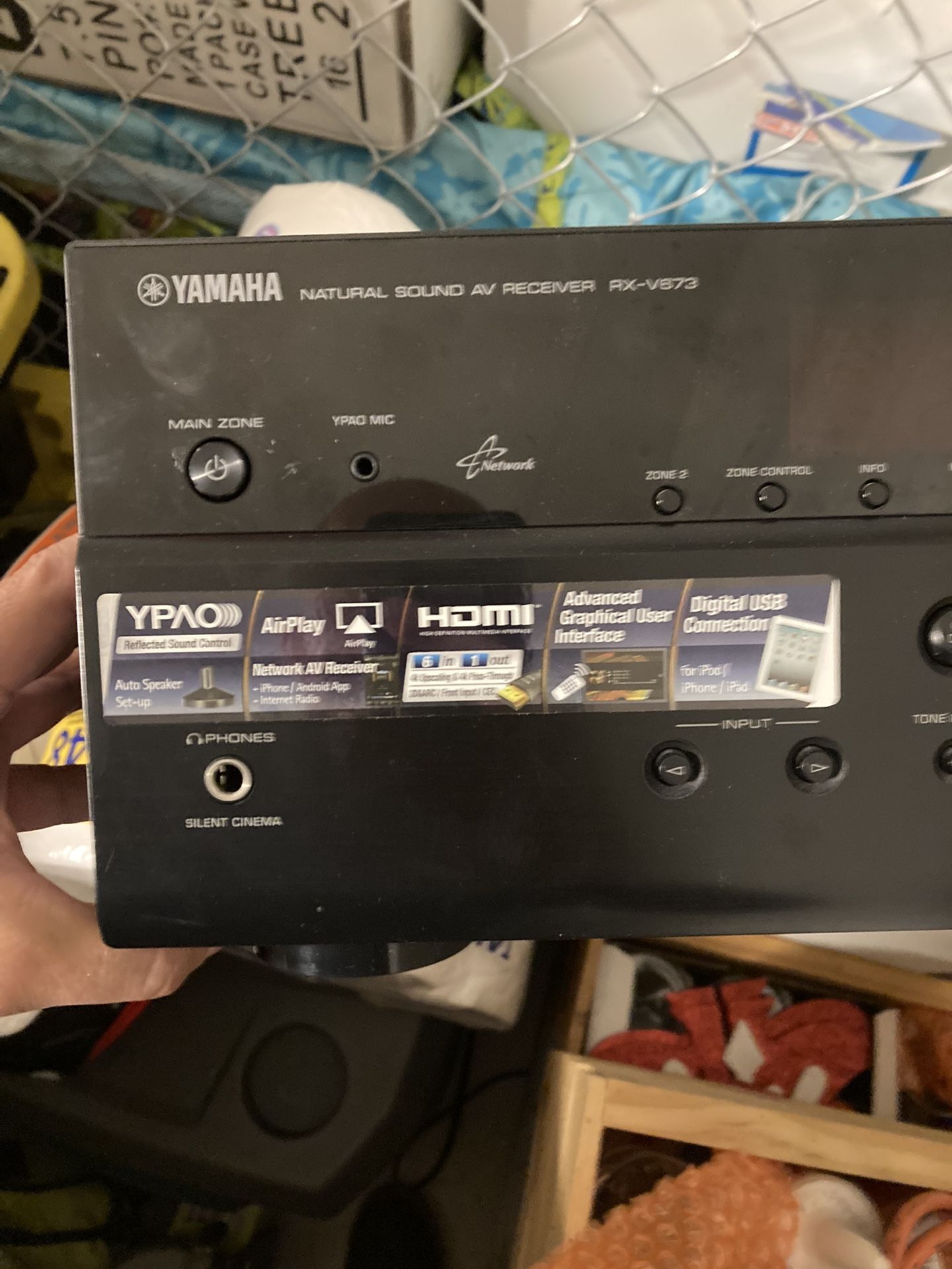 Yamaha Receiver Rx V873/ Two Speaker Polk Audio Rc85i