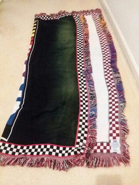 NASCAR Acrylic Throw Blanket 56" X 44"