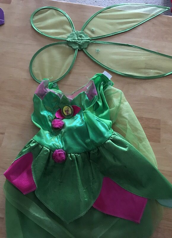 Disney Fairies/Princess Tinkerbell Costume 3T-4T