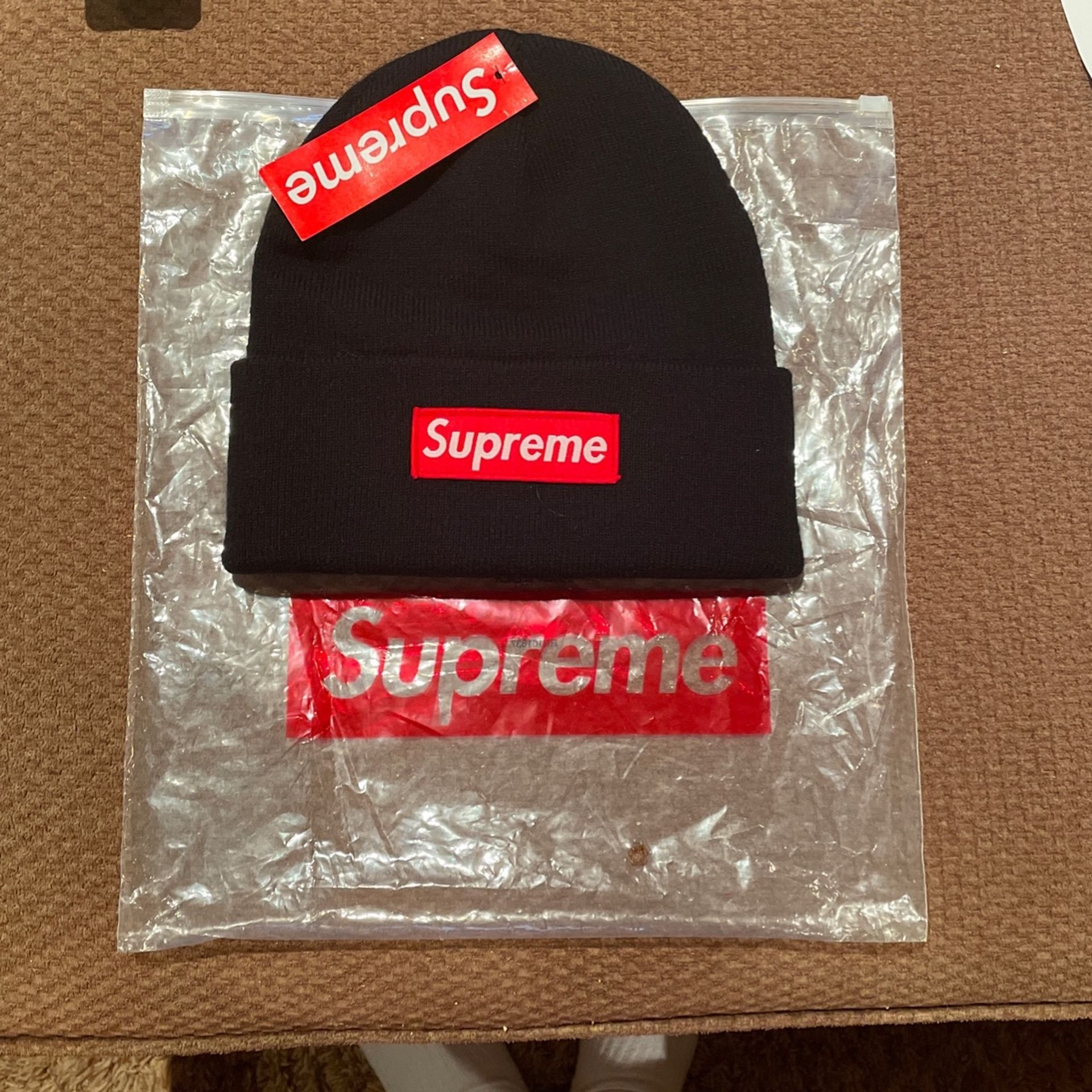Faux Supreme Stocking Hat