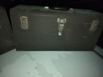 Three Metal Vintage Tool Boxes For Sale. Asking $40 Each. Serious Inquiries Only. Thumbnail