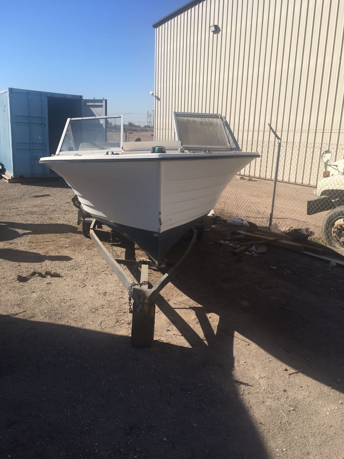 Boat with trailer, fishing