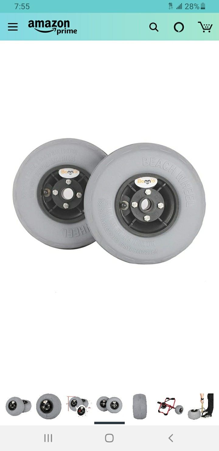 Beach Balloon Wheels 8.5" Tires