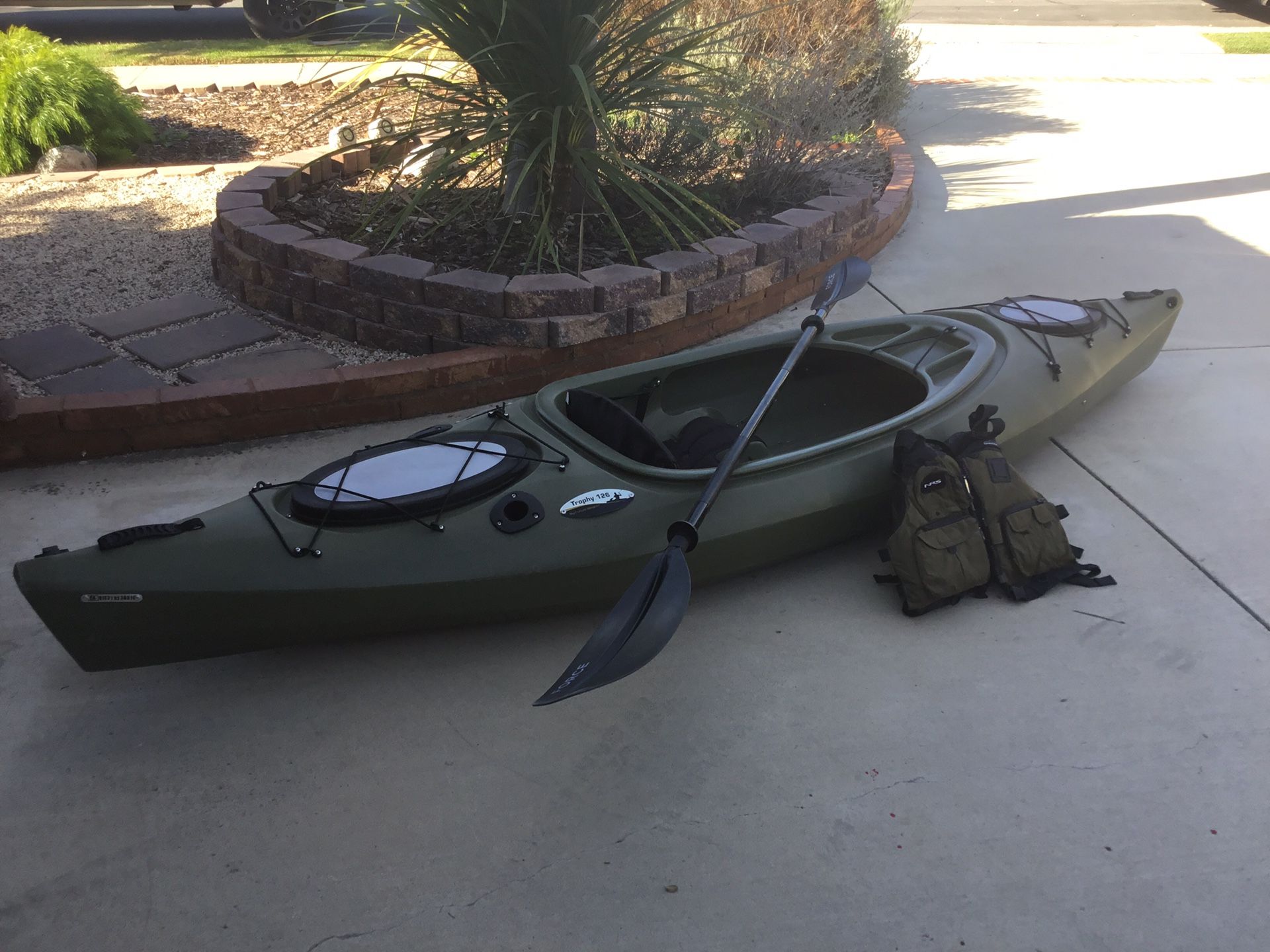 Trophy 126 by Future Beach sit inside fishing/paddling kayak for Sale