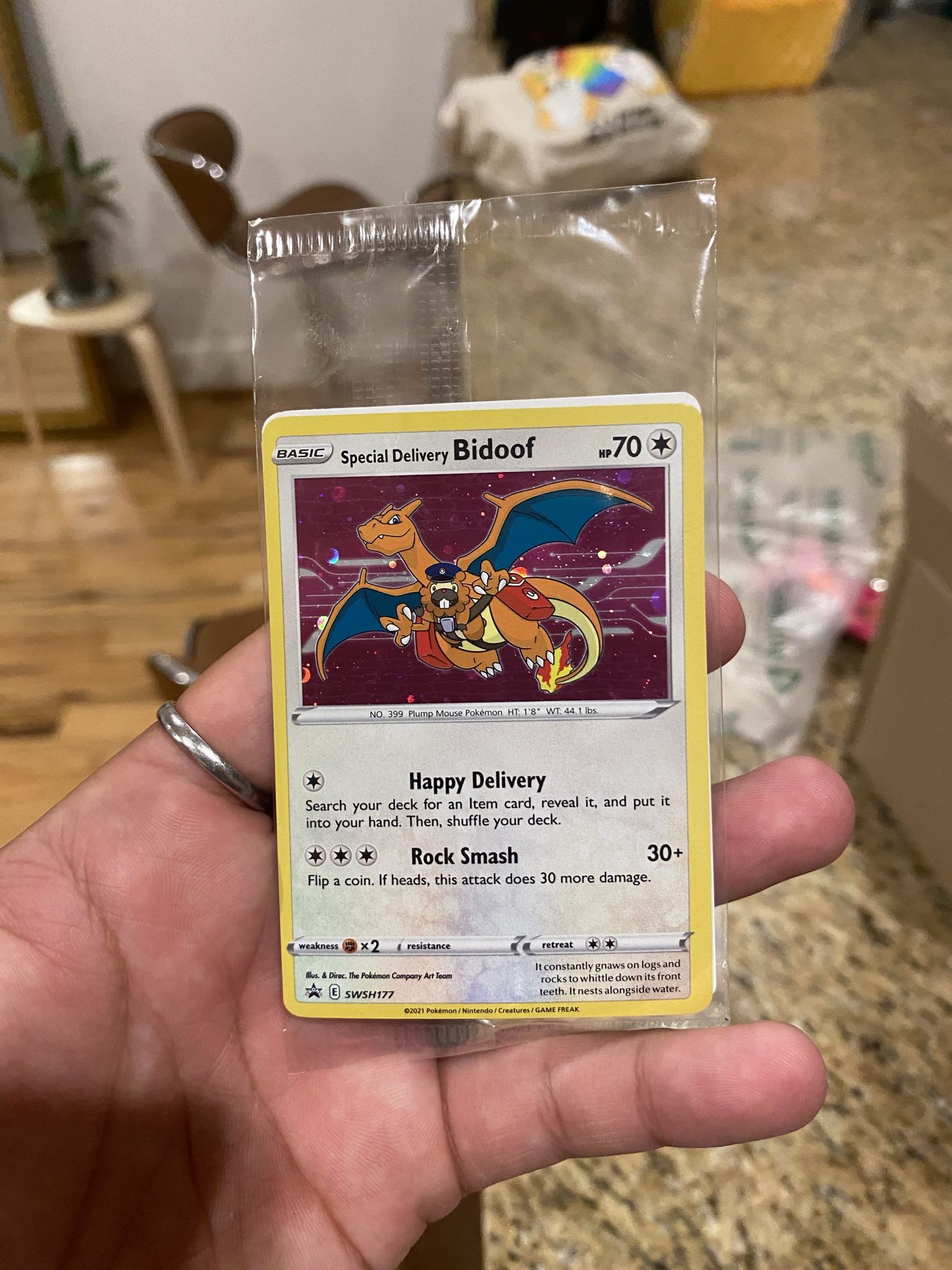 Special Delivery Bidoof Promo SWSH 177 for Sale in Houston, TX - OfferUp