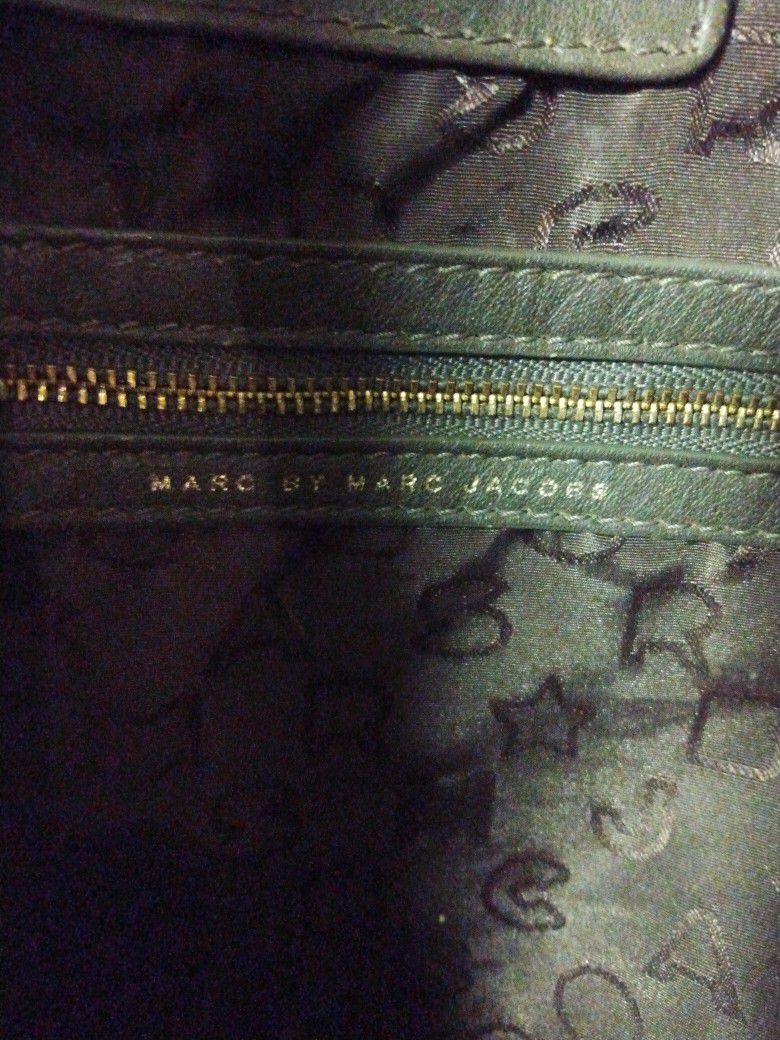 Marc Jacobs Dark Olive Tote Bag