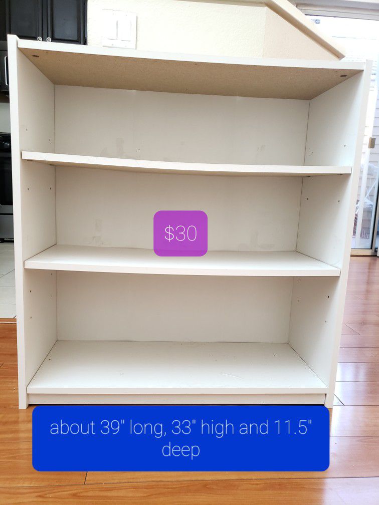 Small White Book Shelves / Bookcases PENDING 