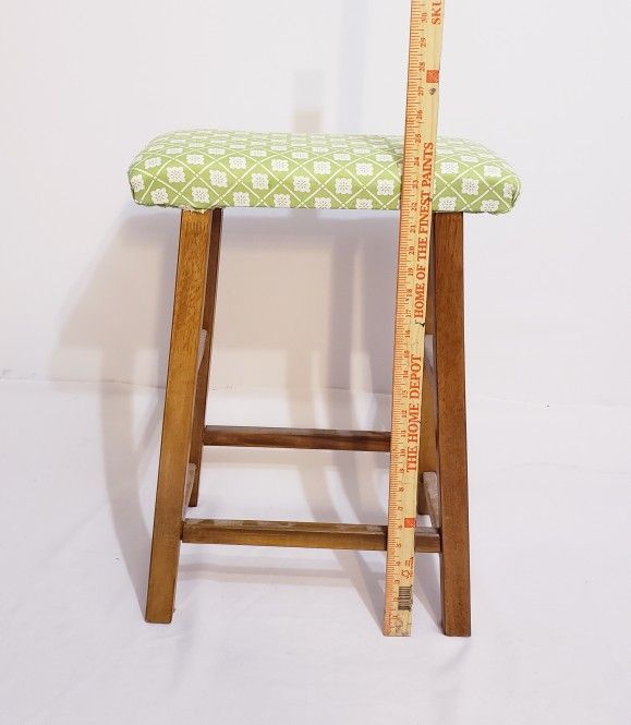 Solid Wood Backless Stool
Padding & Cover Added
(Can be Removed)
Counter Bar Kitchen Seat Chair