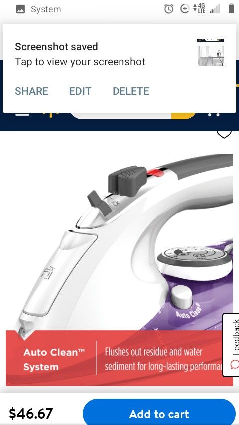 Black& Decker Professional Steam Iron