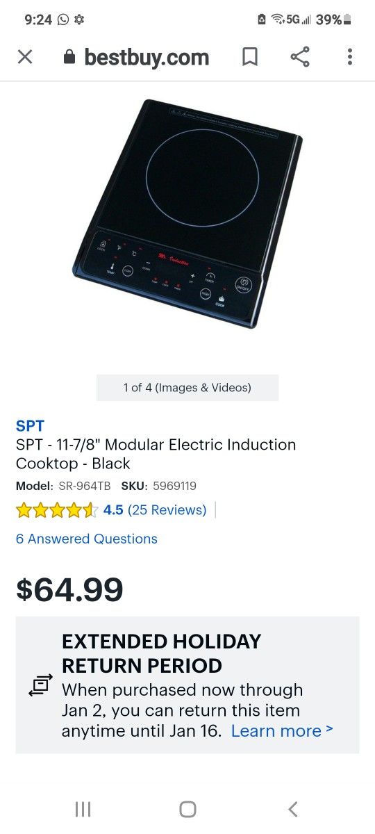 COOPER CHEF COOKTOP