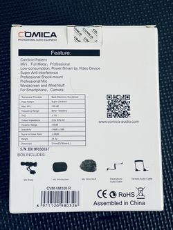 Comica CVM-VM10 II Micro Directional Shotgun Microphone Thumbnail