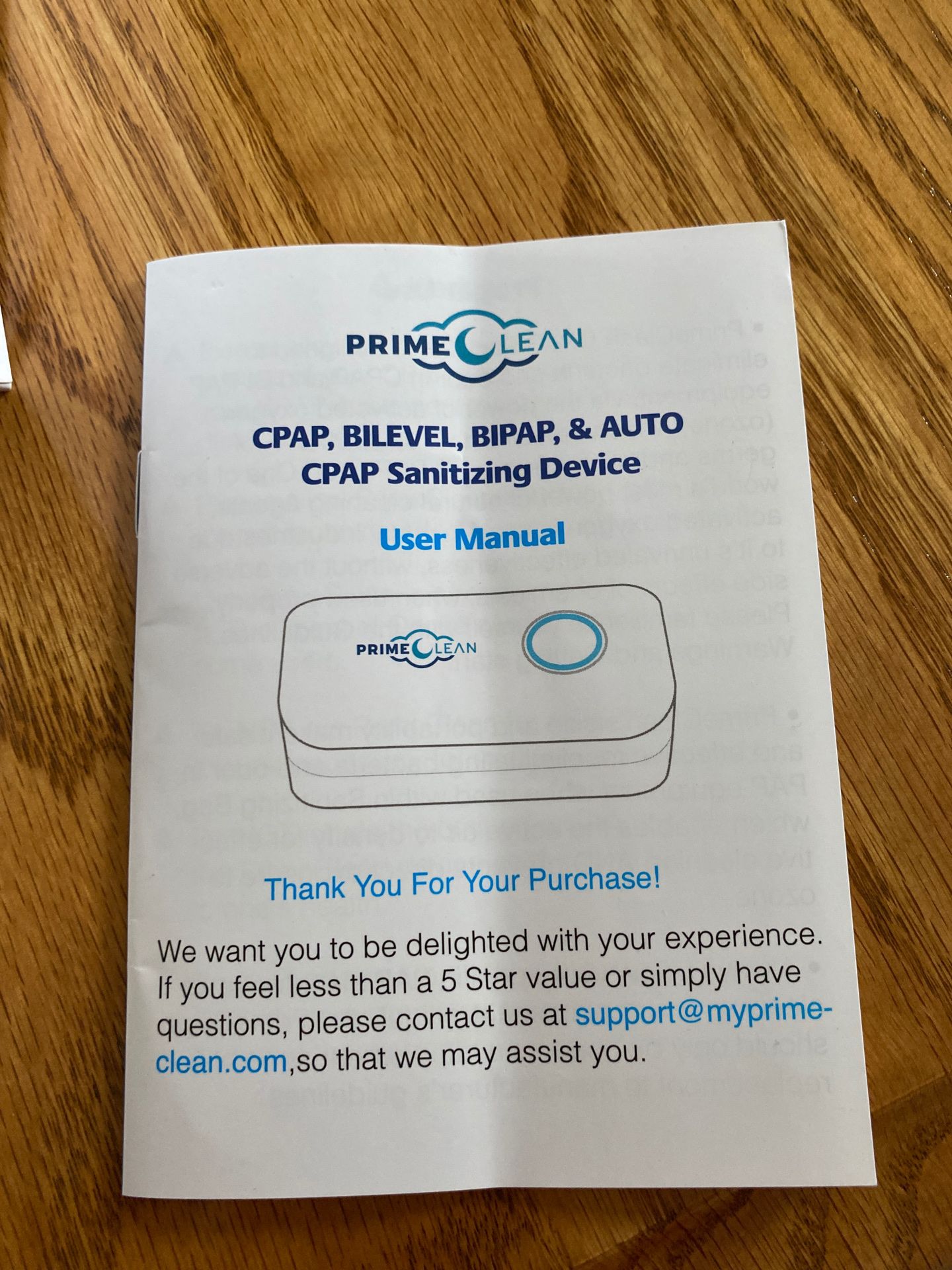 Cpap cleaning device~ Prime Clean