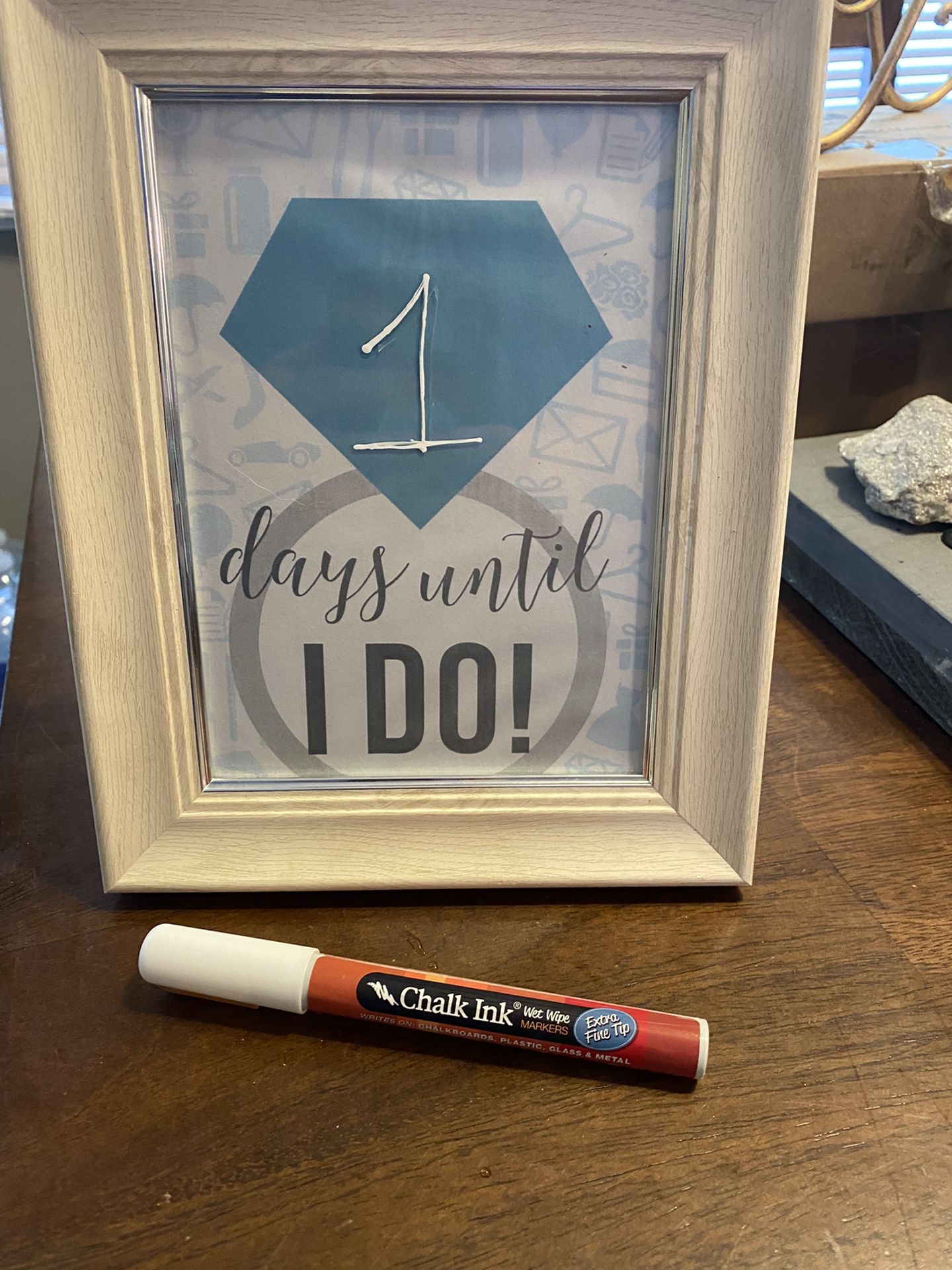 Wedding Countdown Sign