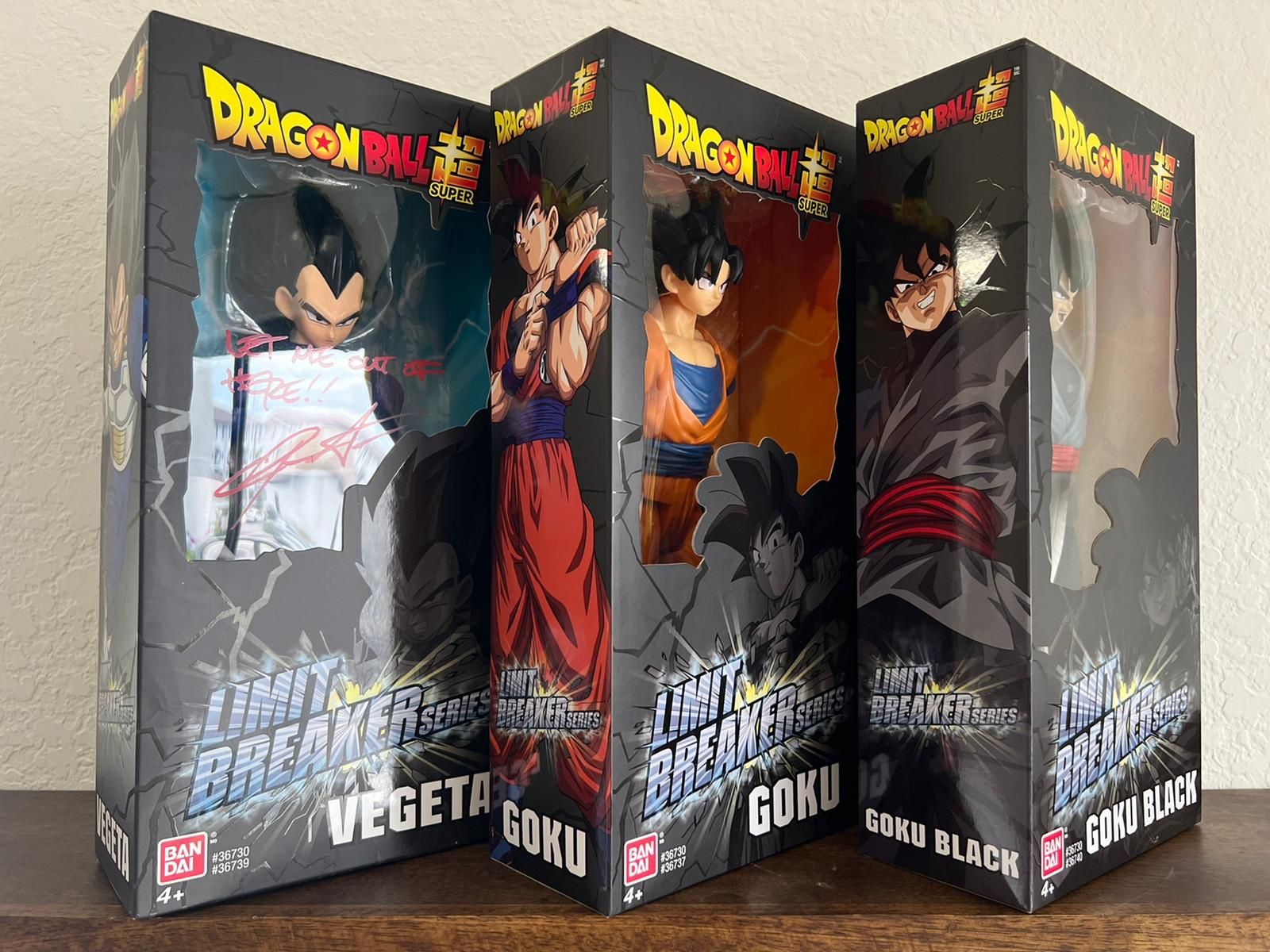 Autographed Dragon Ball Z Action Figures $50.00 Each