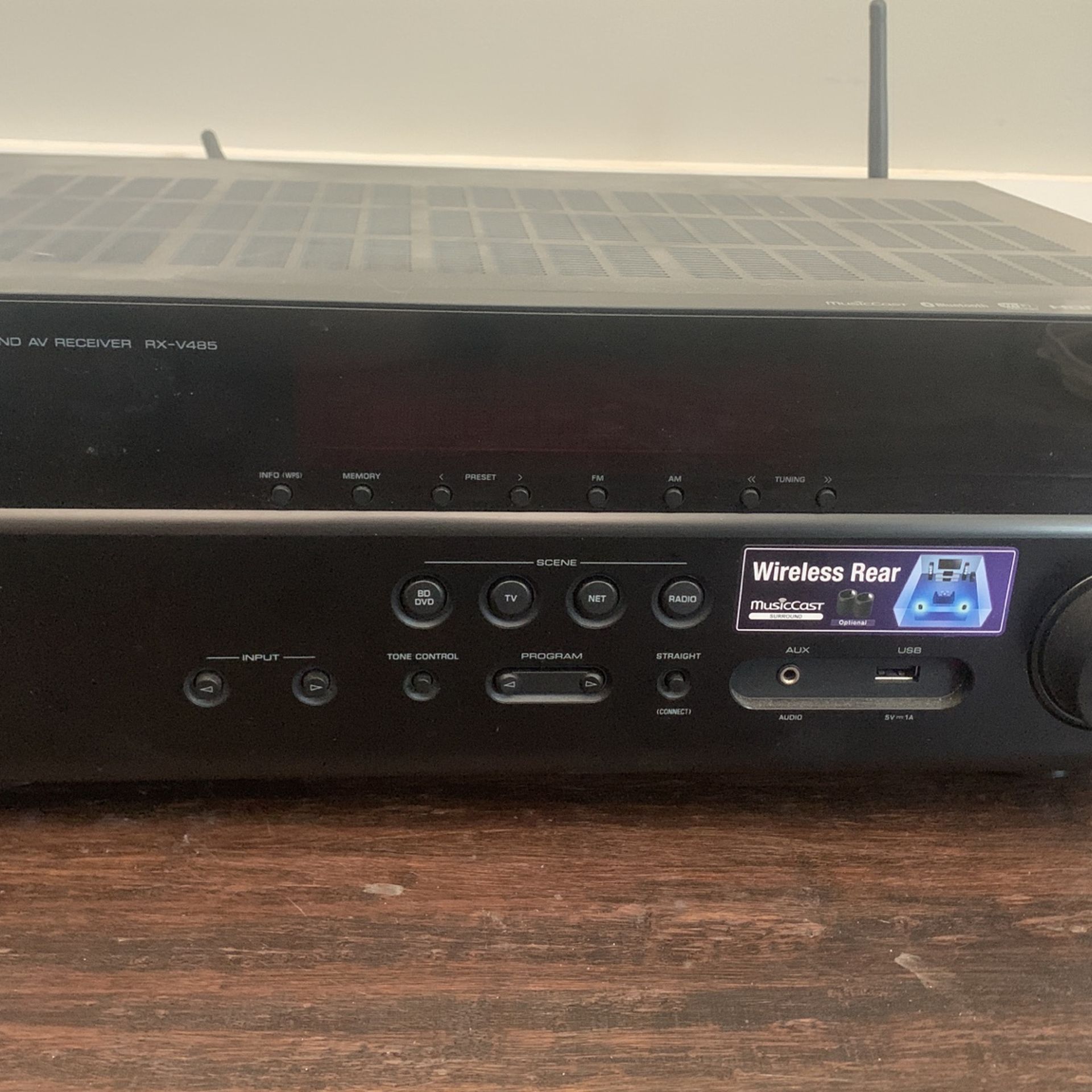Yamaha Rx-v485 Bluetooth Stereo System
