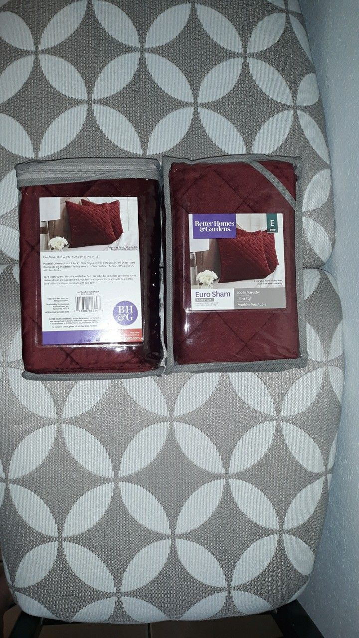 2 Euro Shams European Pillow Cases