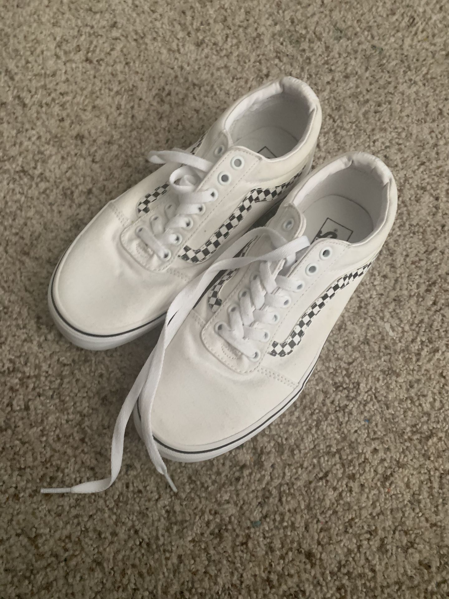 White Vans Size 8.5(M)