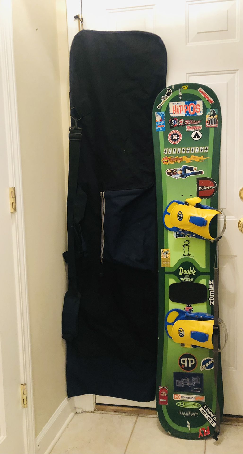 K2 Double Wide 160 Snowboard & Bag - will remove stickers upon request