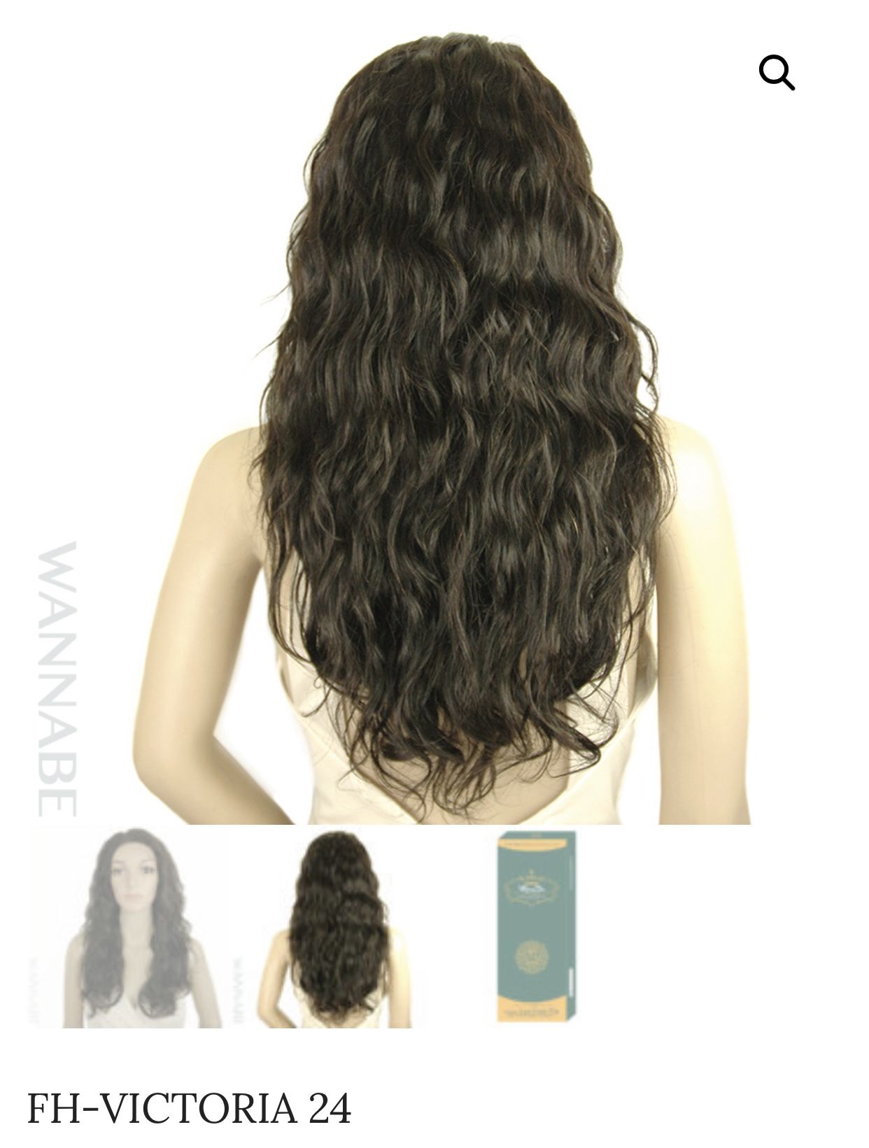 100% Remy Brazilian Human Hair Lacefront Wig - 1b