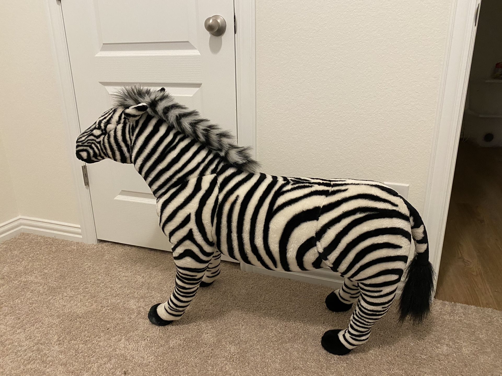 Large Zebra Stuffed Animal 