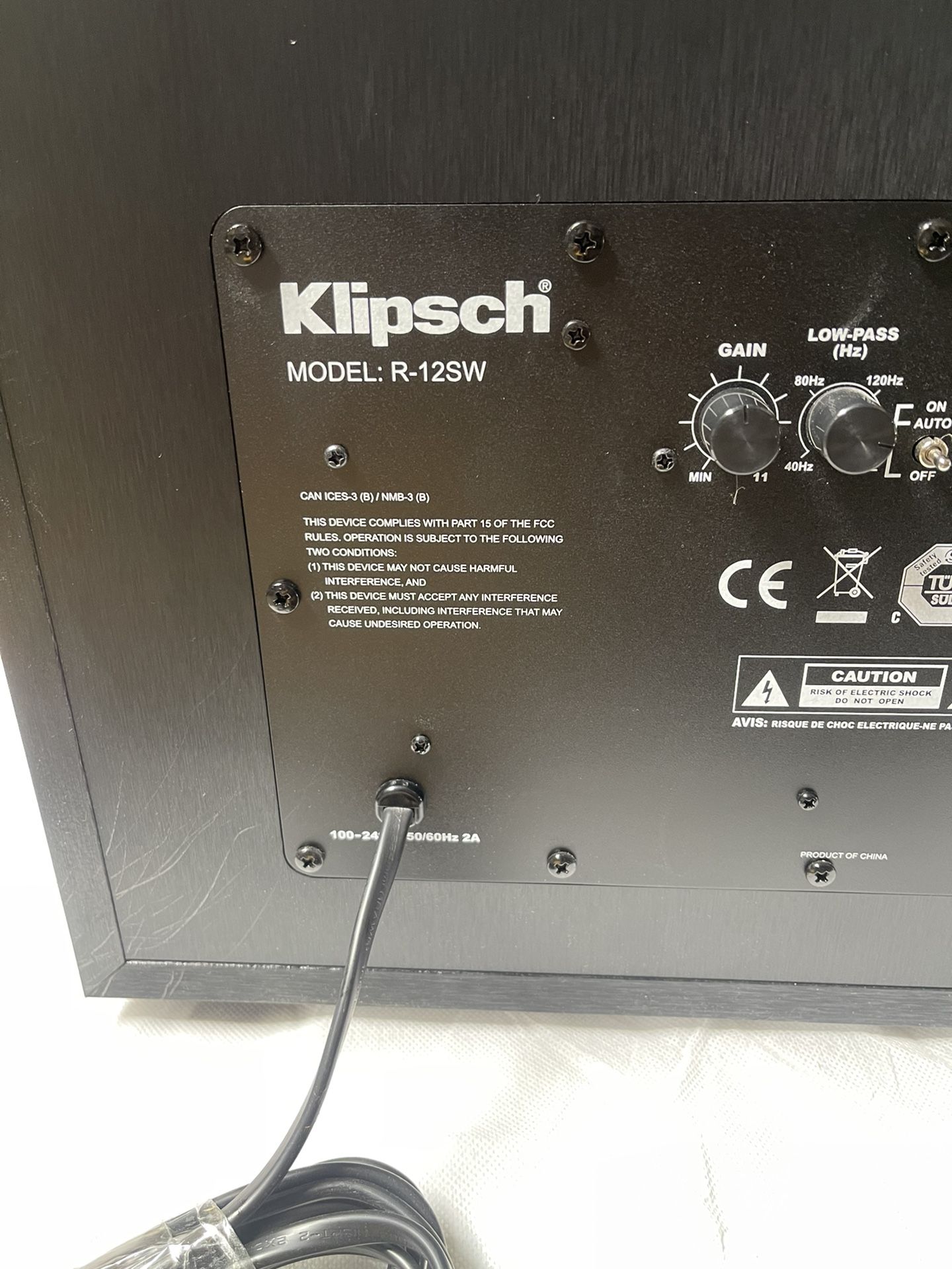 Klipsch R-125w Subwoofer 🔊