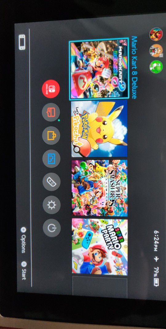 Nintendo Switch Bundle Set With 5 Games 