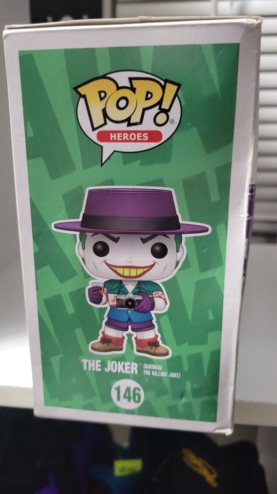 Funko Pop THE JOKER 2016 NEW YORK COMIC COM LIMITED EDITOON