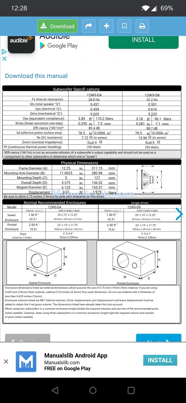 Competition Orion Red Amp & 2 12 inch DVC subs for Sale in Graham, WA