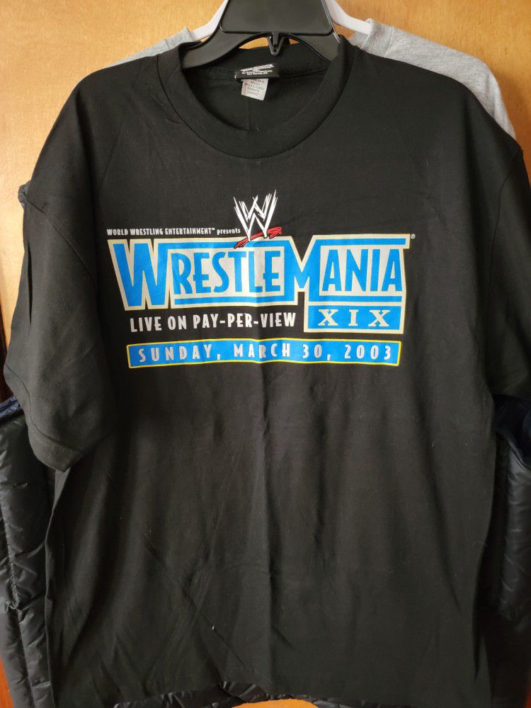 2003 WWE  Wrestlemania XIX Promo Shirt