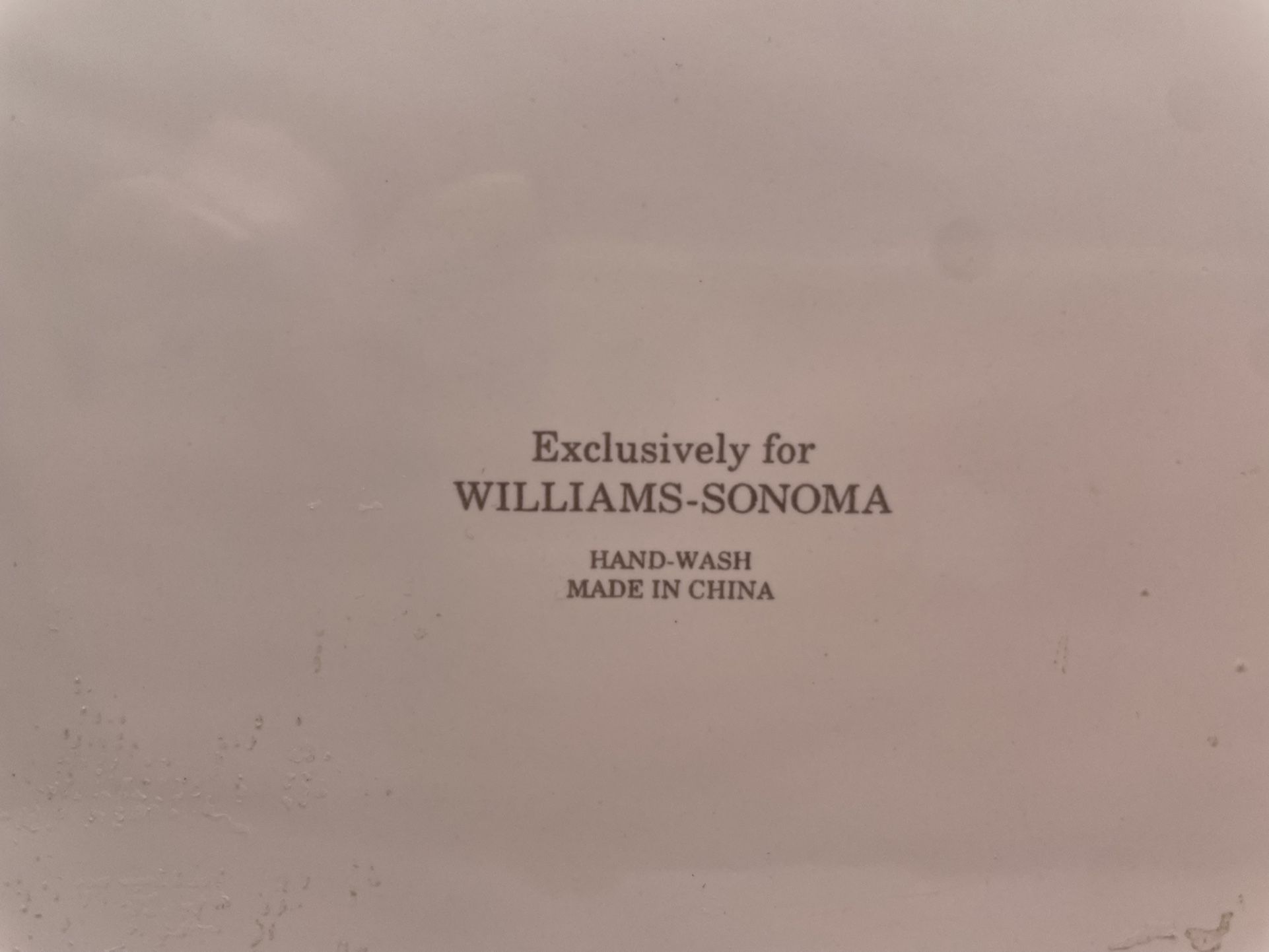 Williams and Sonoma White Ceramic Square Containers