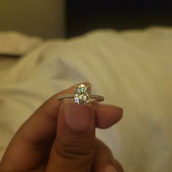 Moissanite Engagement Ring  Thumbnail