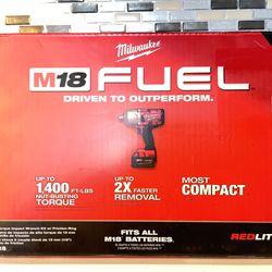 Milwaukee M18 Fuel Impact Wrench 1/2in Drill Tool Only  Thumbnail