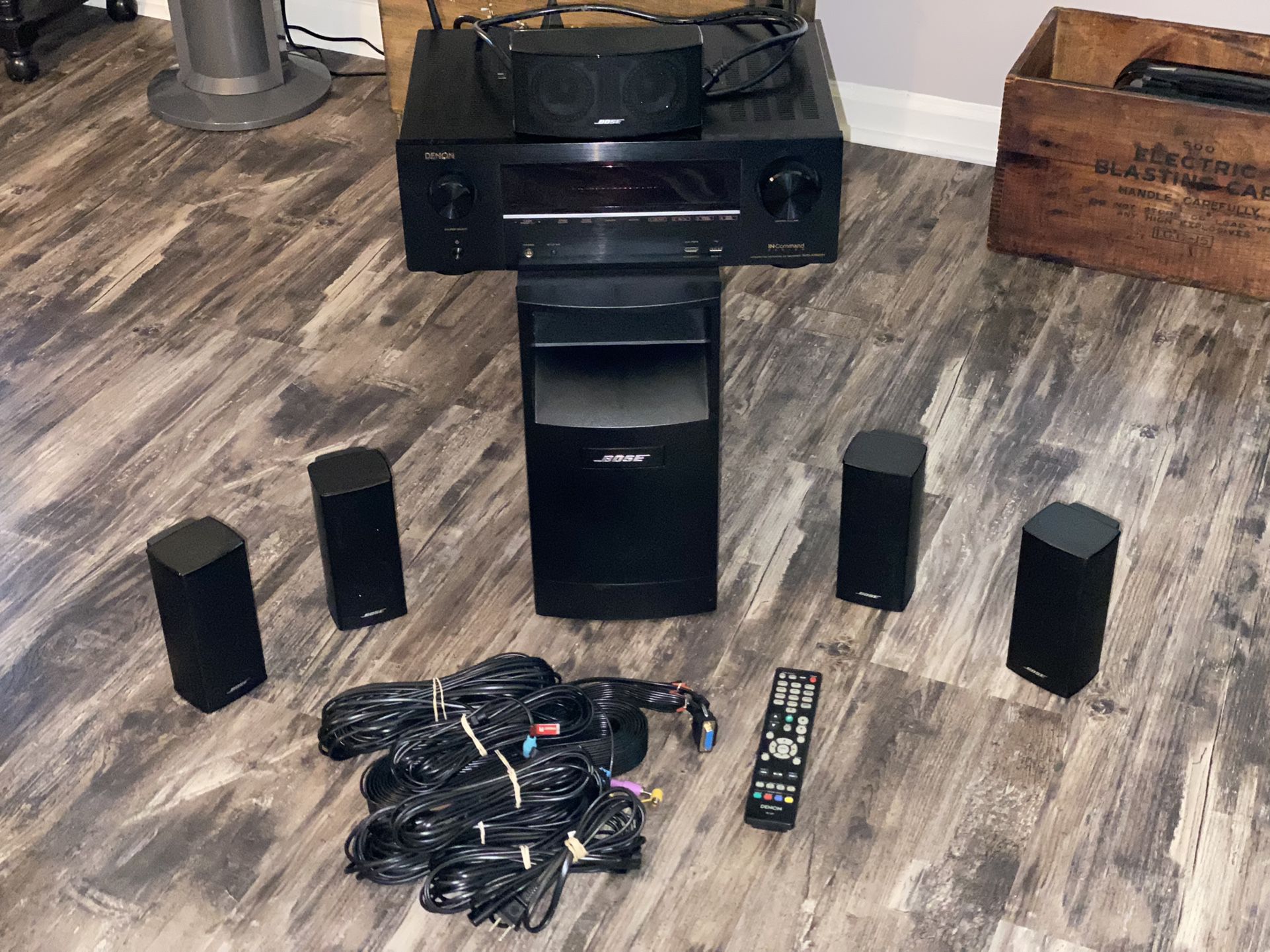 Bose Home Theater System with Denon Receiver