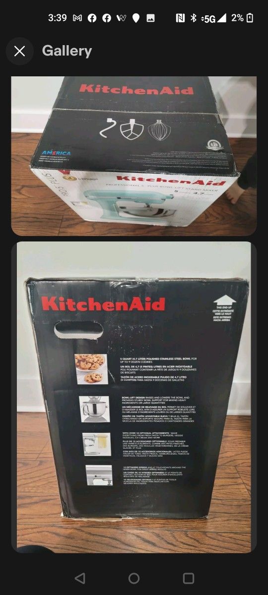 5 Quart KitchenAid Mixer