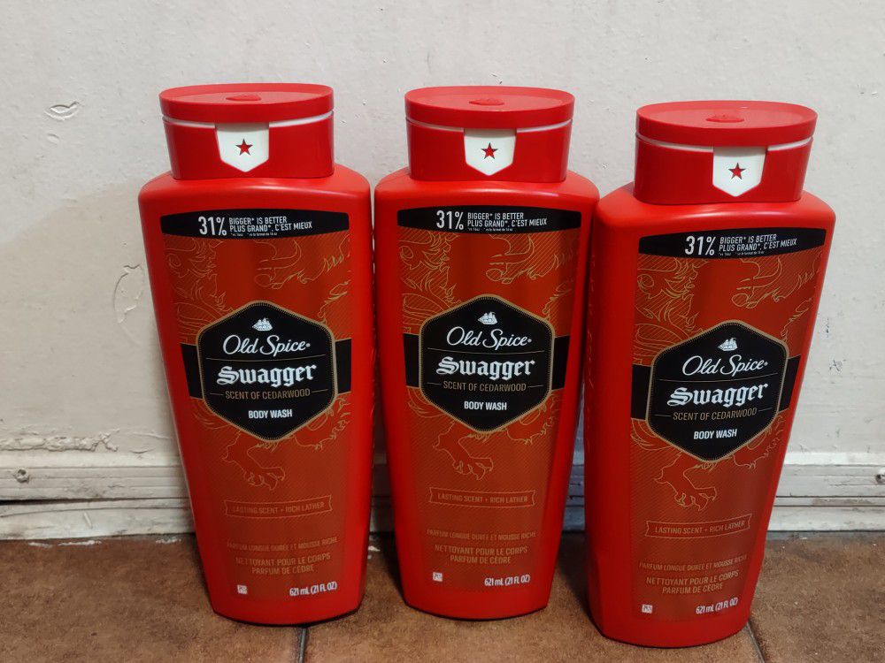 3  Old Spice Swagger Body Wash 