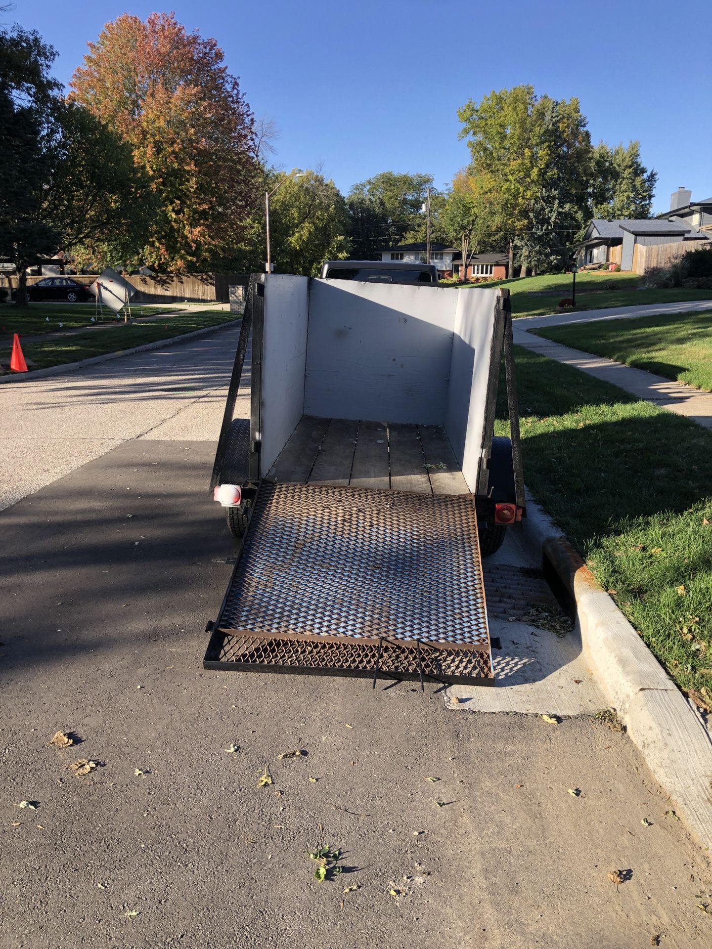 4x8 Utility Trailer With Ramp