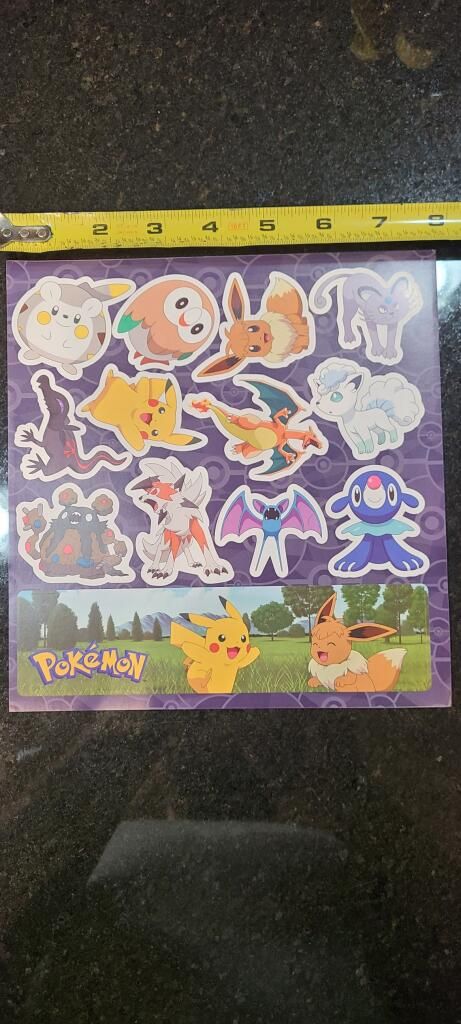 13-Pokémon Stickers