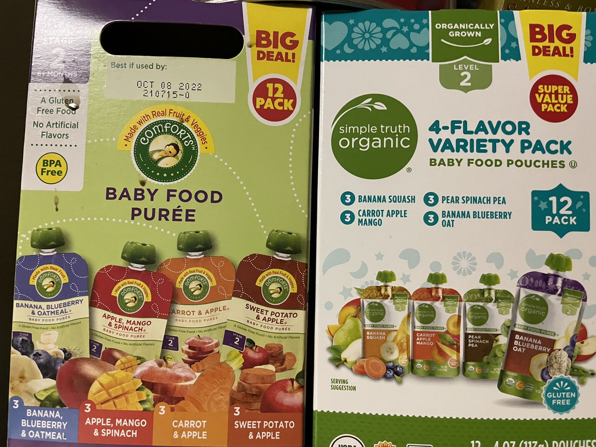 Baby Food Purée 2 Boxes