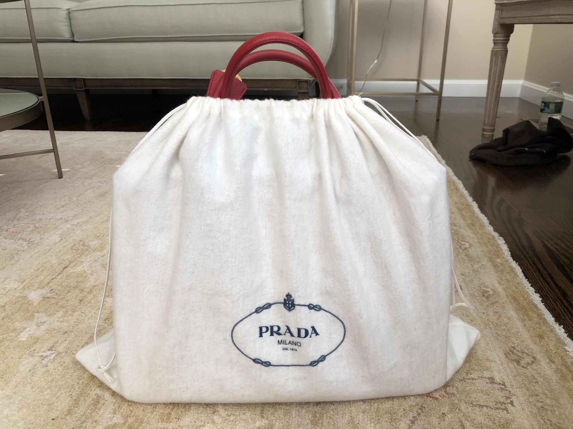 Medium Saffiano Leather Prada Galleria Bag