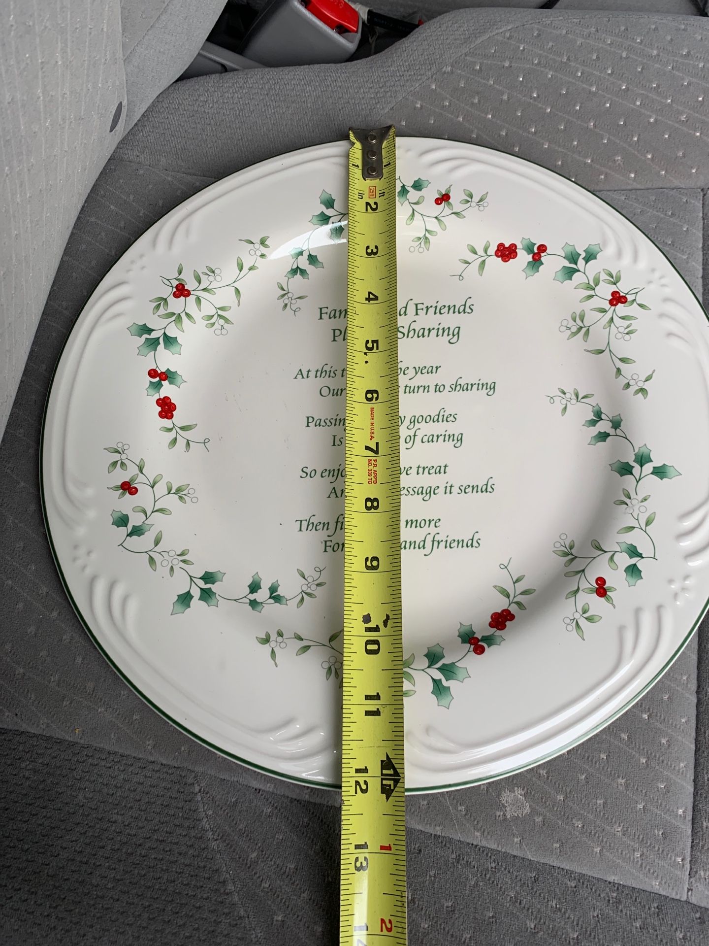 Christmas Pfaltzgraff sharing plate