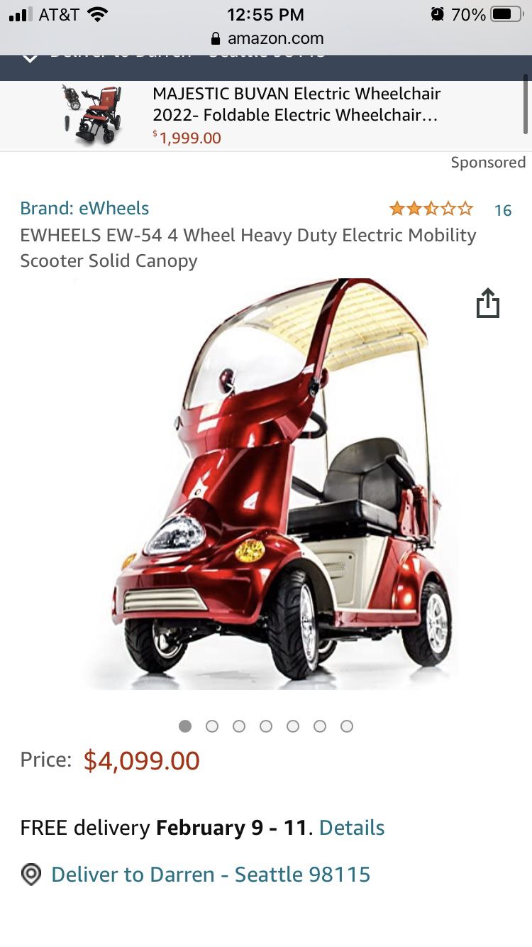 EW54 - Electric Mobility Cart
