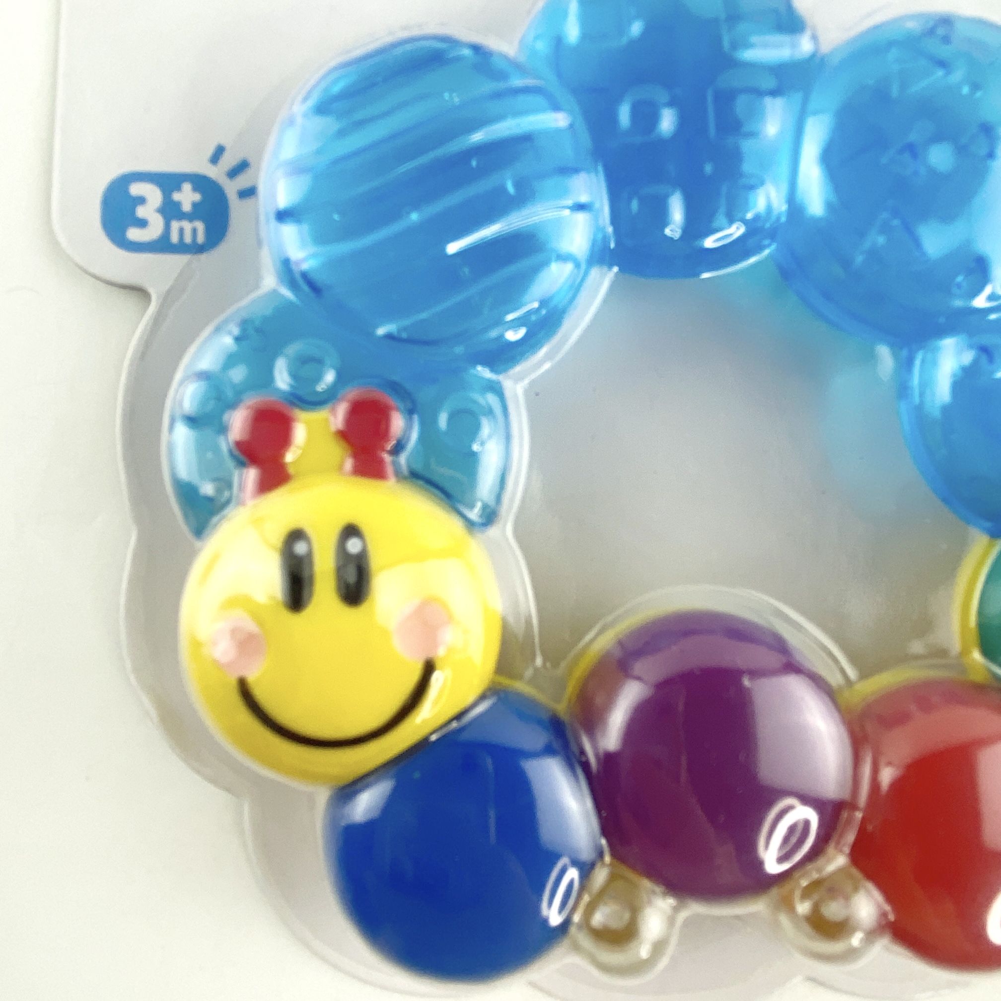 Baby Einstein Colorful Teether-Pillar Rattle Cool Refrigerated Teething Toy NEW