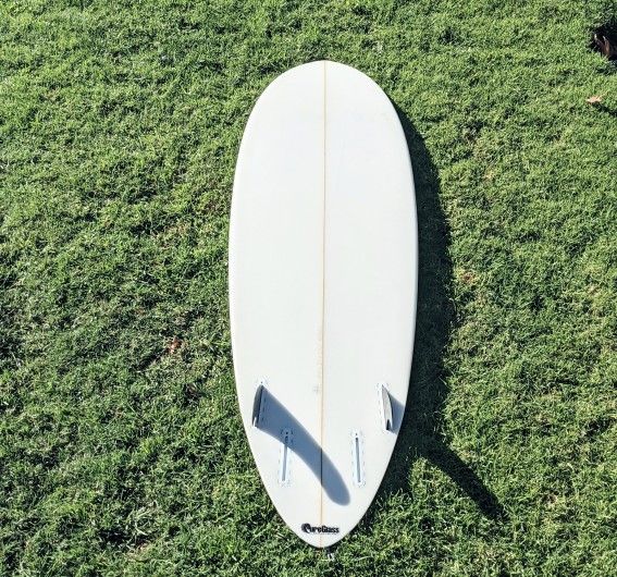 6'3 Surfboard Quad Twin Fin Rider