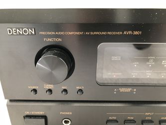 Denon avr-3801 stereo receiver 140 Watts Thumbnail